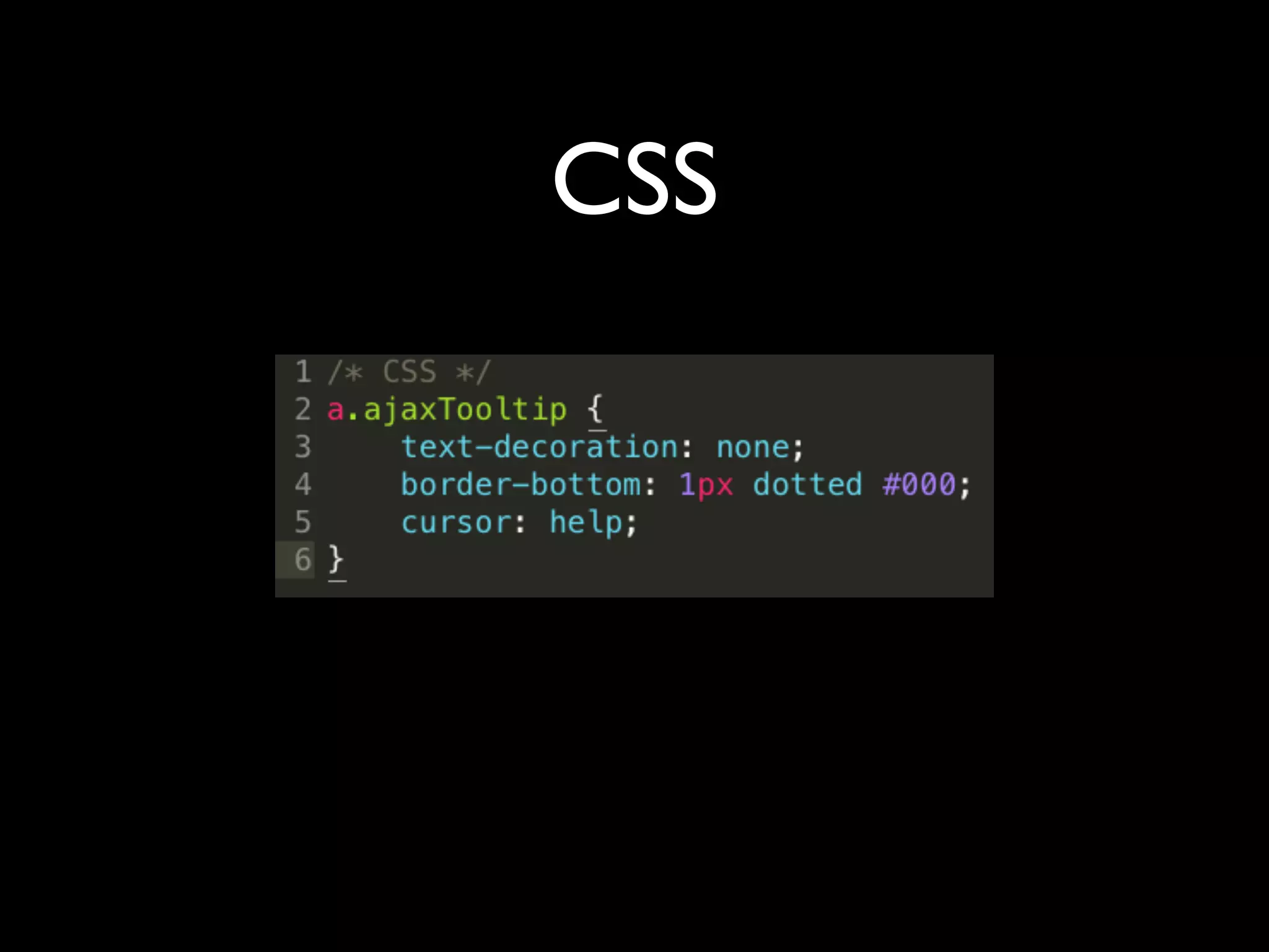 CSS
 