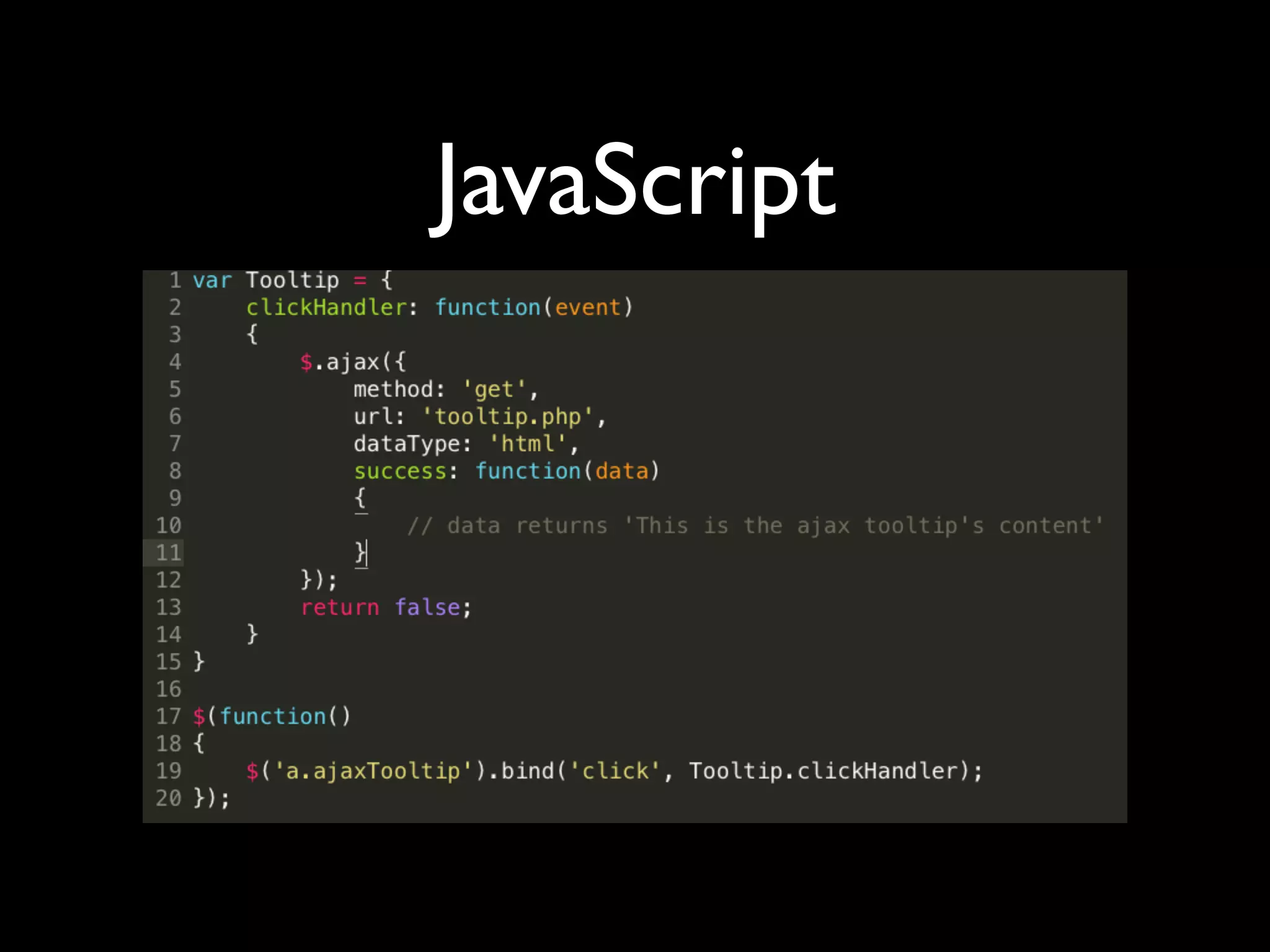 JavaScript
 