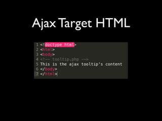 Ajax Target HTML
 