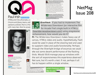 NetMag
    Issue 208




http://issuu.com/curtisbrenneman/docs/net208
 