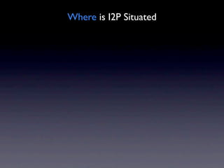 Where is I2P Situated
 
