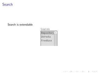 Search




   Search is extendable
 