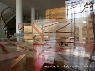 consulting for a design studio in colombia
 