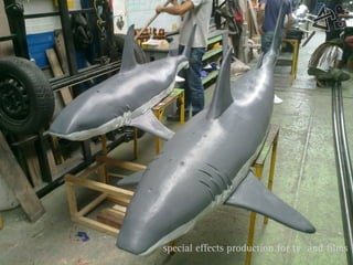 special effects production for tv and ﬁlms
 