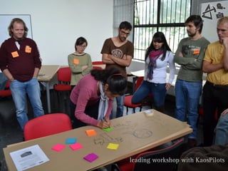 leading workshop with KaosPilots
 