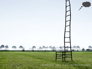 maarten baas - empty chair for Amnesty International
 
