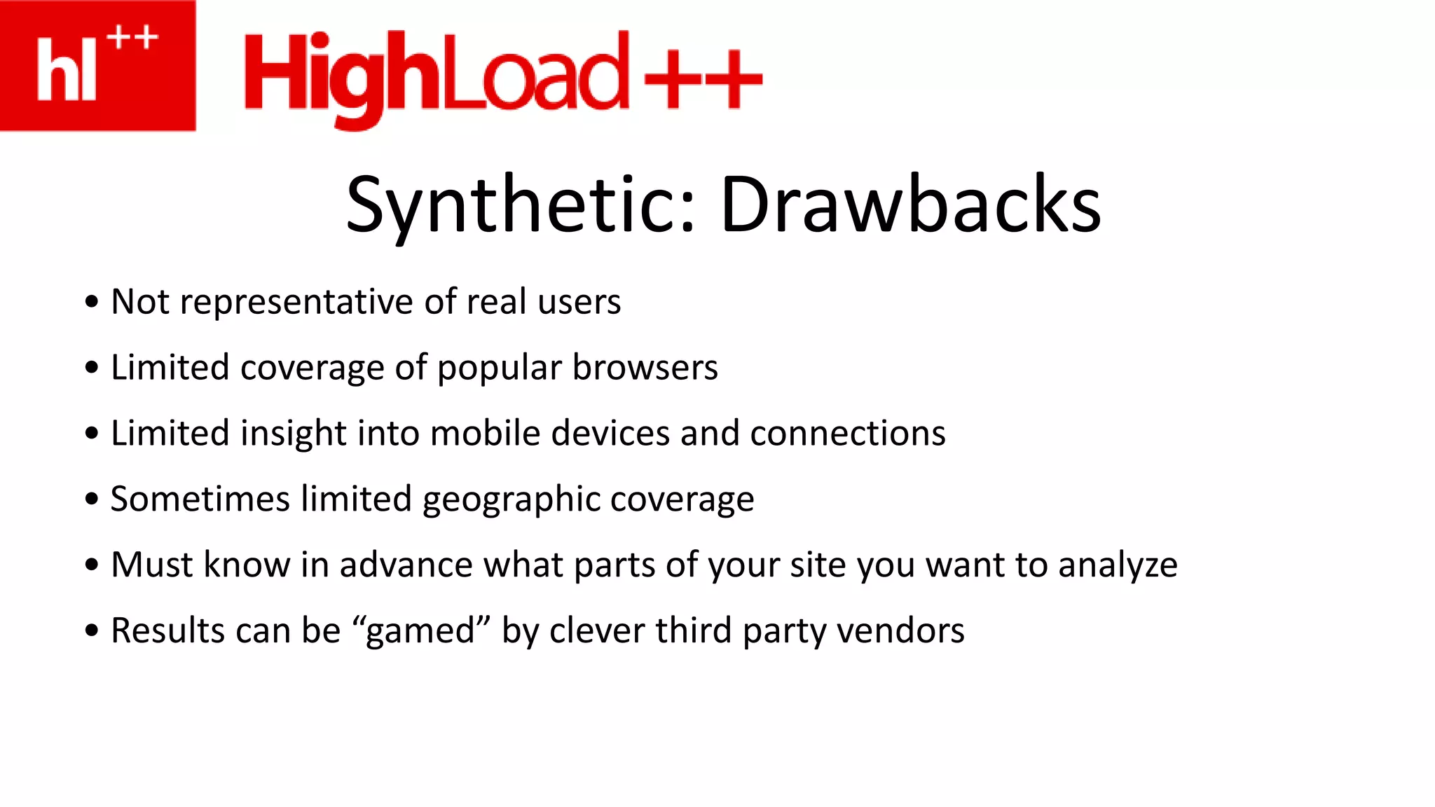  Visibility into third-party performance