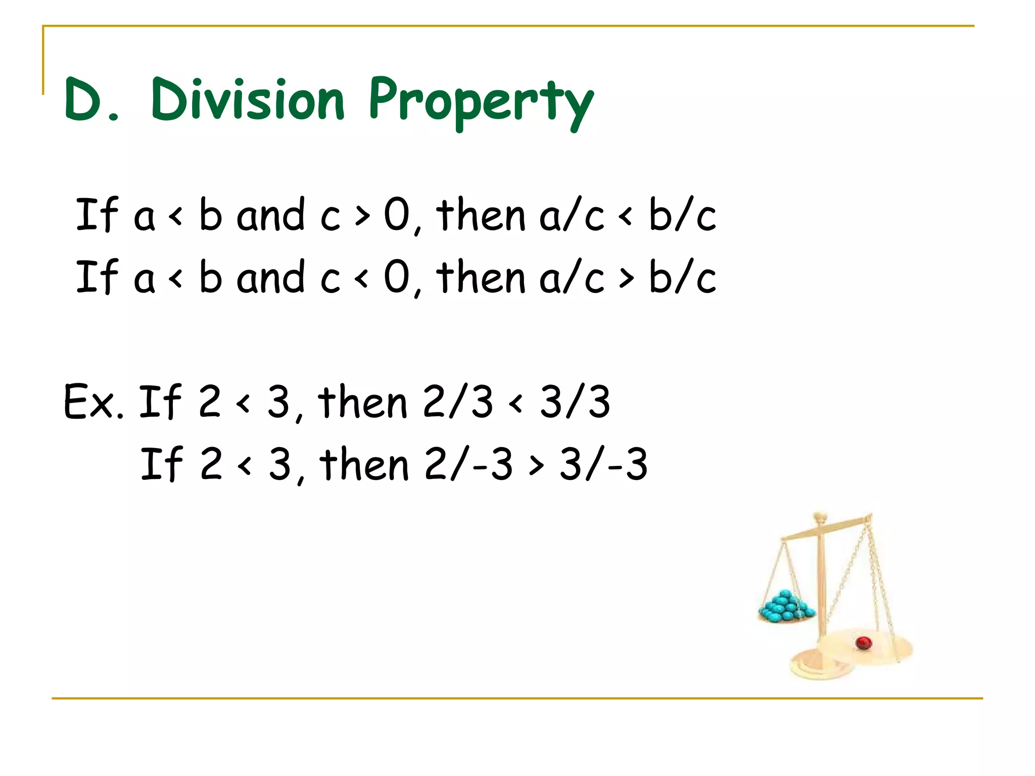 Linear Equations and Inequalities in One Variable | PPT