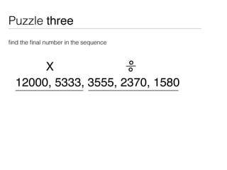 ludology puzzles
