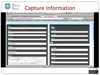 Capture Information
 