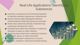 Understanding Properties of Matter: Physical and Chemical ...