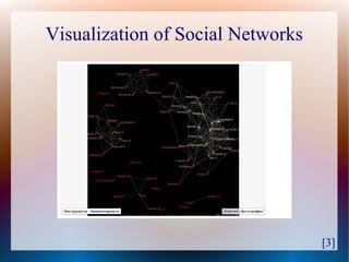 Visualization of Social Networks




                                   [3]
 
