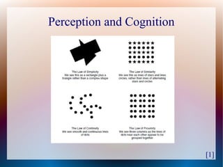 Perception and Cognition




                           [1]
 
