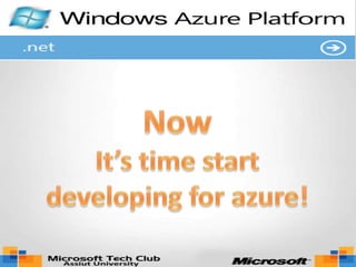 Assiut Tech Club - Microsoft Cloud Computing | PPTX