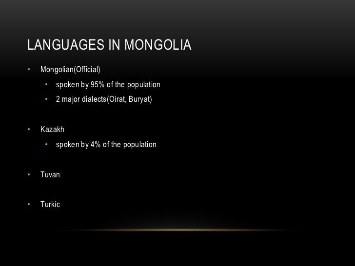 Language System in Mongolia
