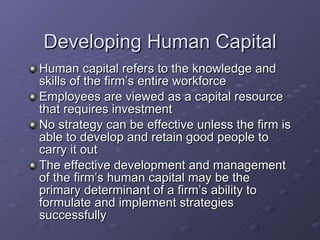 Formulate Capital Development Strategy Business Level Strategies & Functional Level Strategies | PPT