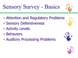 Sensory Processing Disorder Powerpoint | PPT