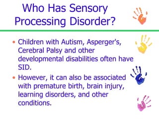 Sensory Processing Disorder Powerpoint | PPT
