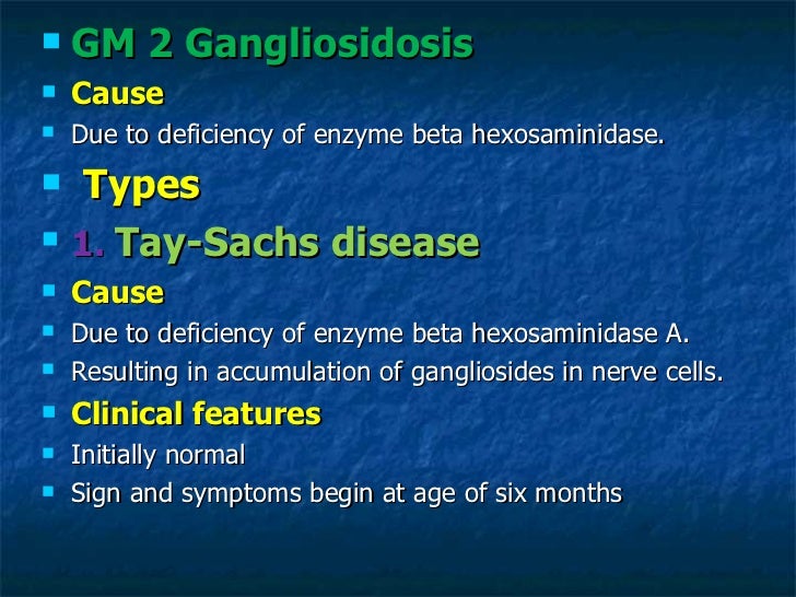 Lipid Storage Diseases
