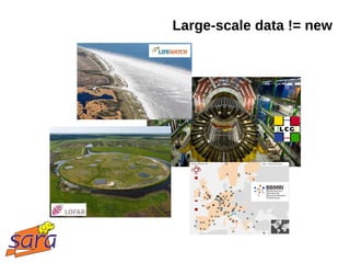 Large-scale data != new
 