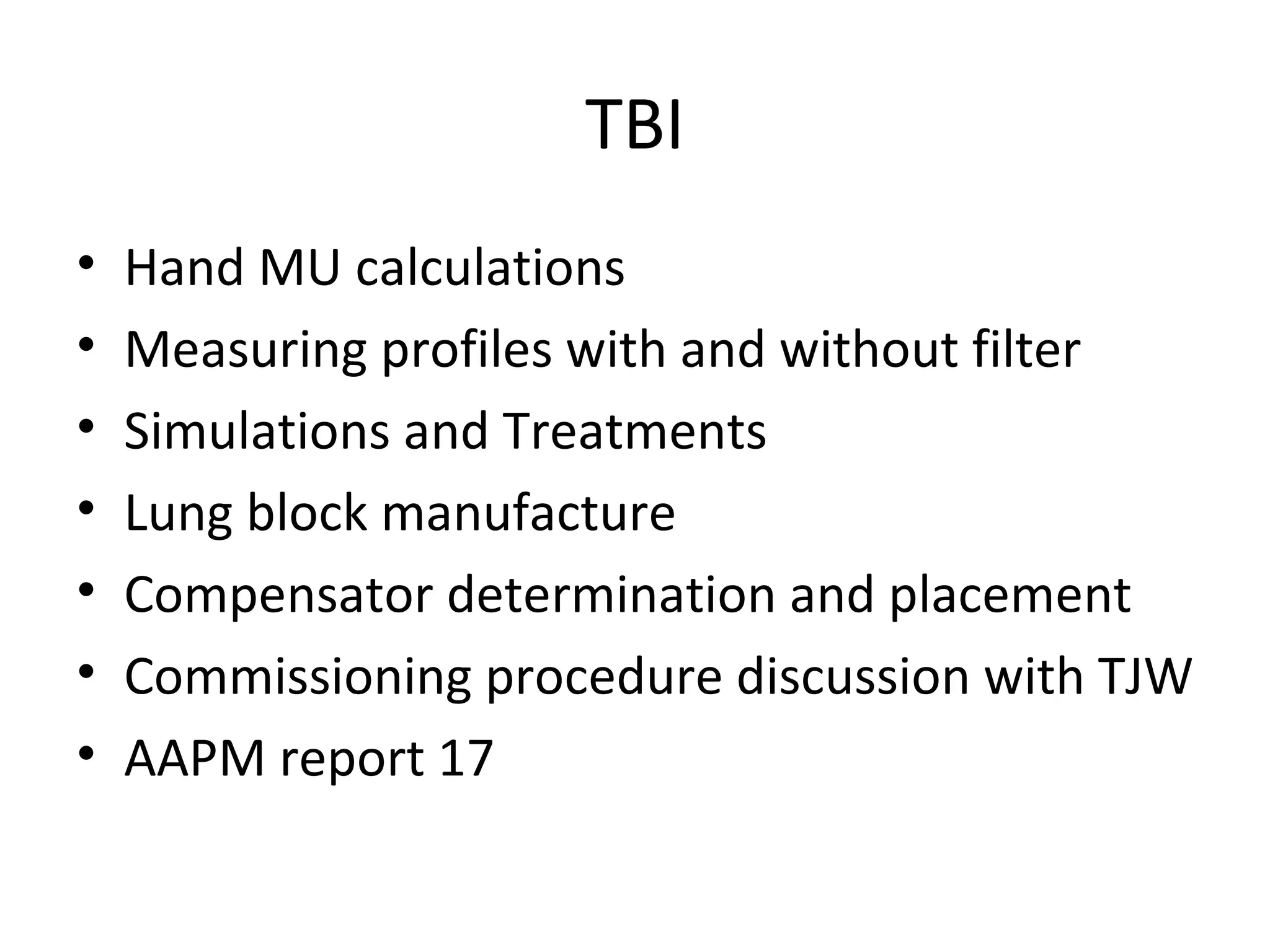 Special Procedures: TBI, TSET and IORT | PDF