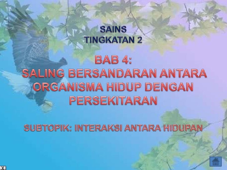 BAB 4 (Interaksi Antara Hidupan)
