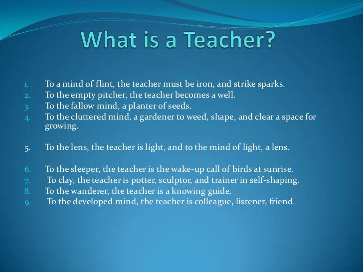 what is the definition of an effective teacher