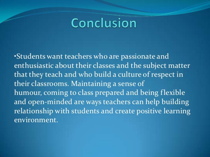 qualities of an effective teacher