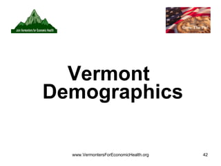 Vermont Demographics 