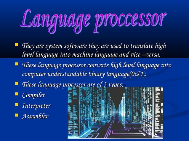 Presentation on generation of languages | PPT