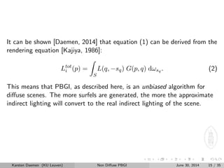 Introduction to Point Based Global Illumination (PBGI) | PDF
