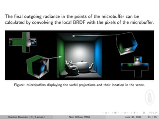 Introduction to Point Based Global Illumination (PBGI) | PDF