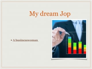 My dream Jop


• A businesswoman
 
