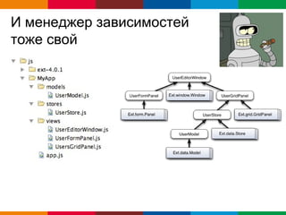 И менеджер зависимостей
тоже свой




                          Globalcode – Open4education
 