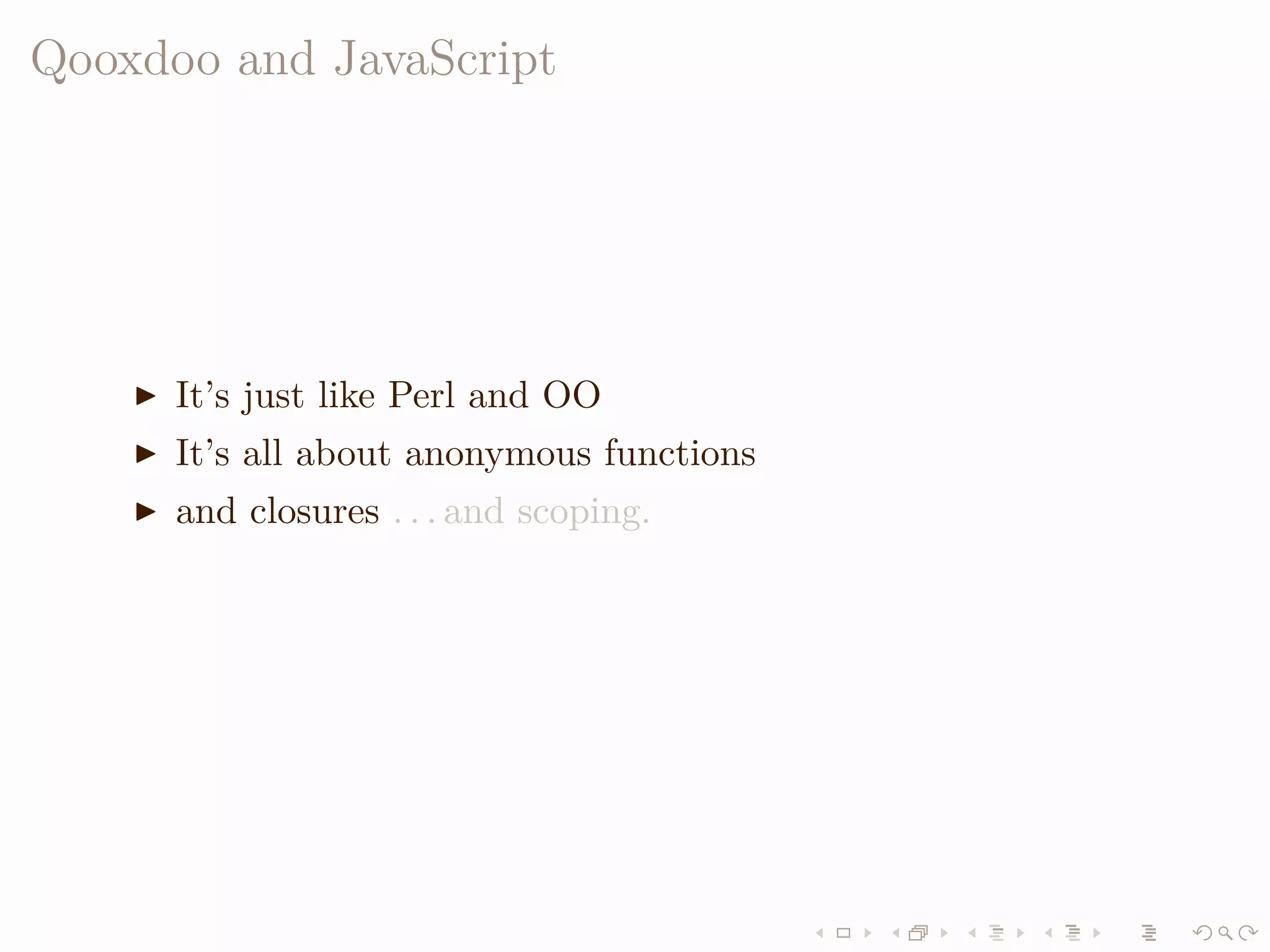 LISA QooxdooTutorial Slides
