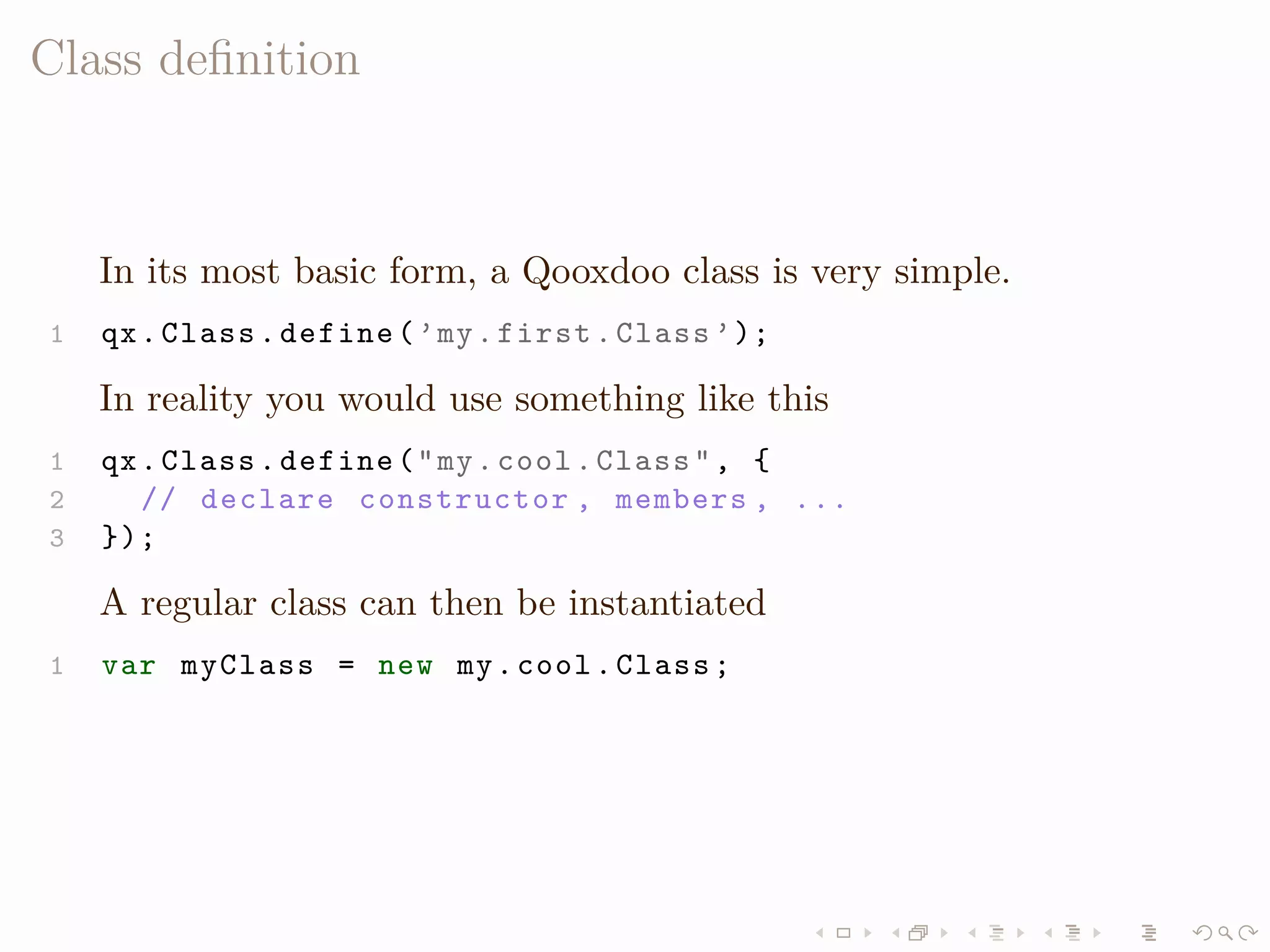 LISA QooxdooTutorial Slides