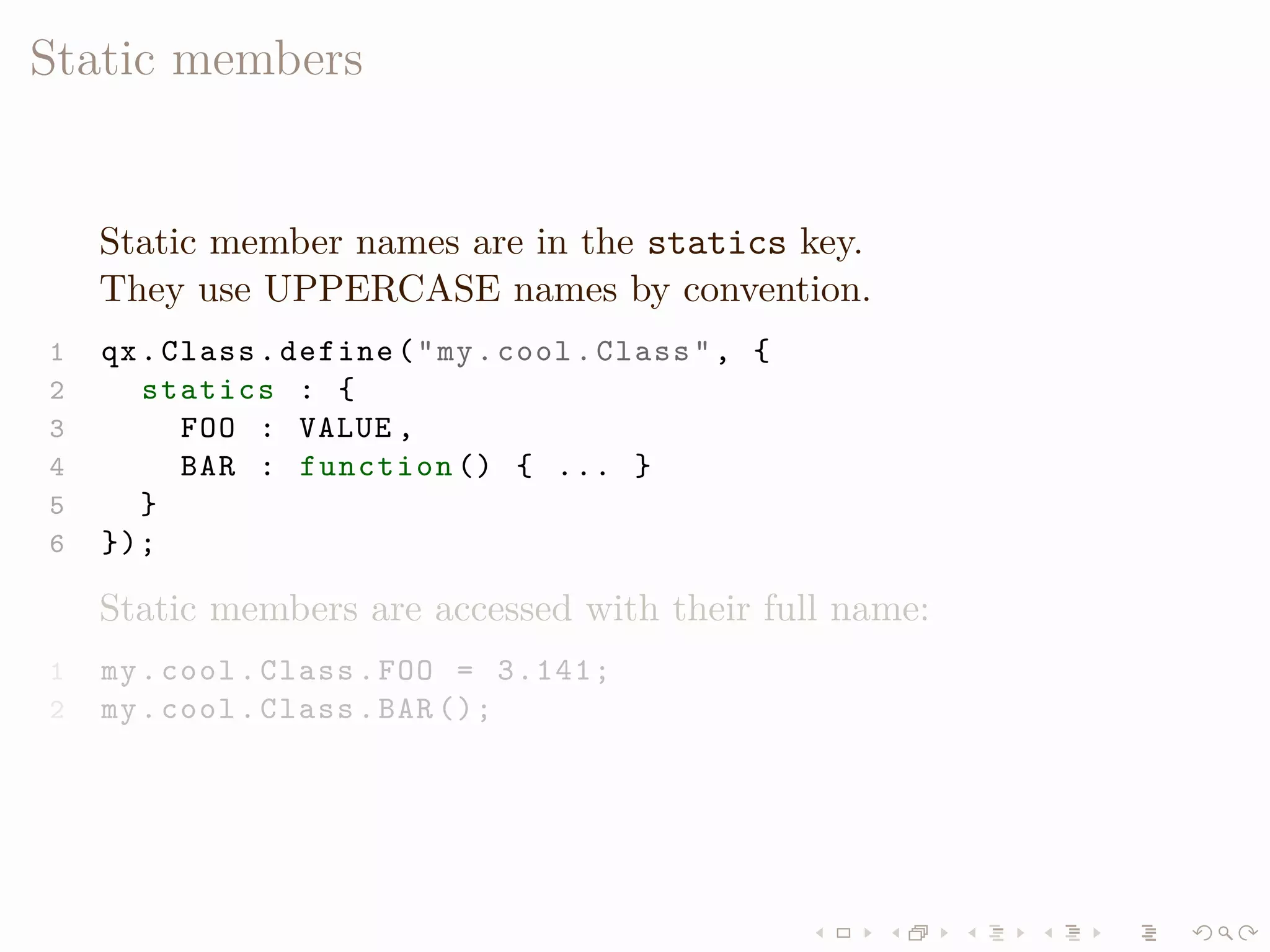 LISA QooxdooTutorial Slides