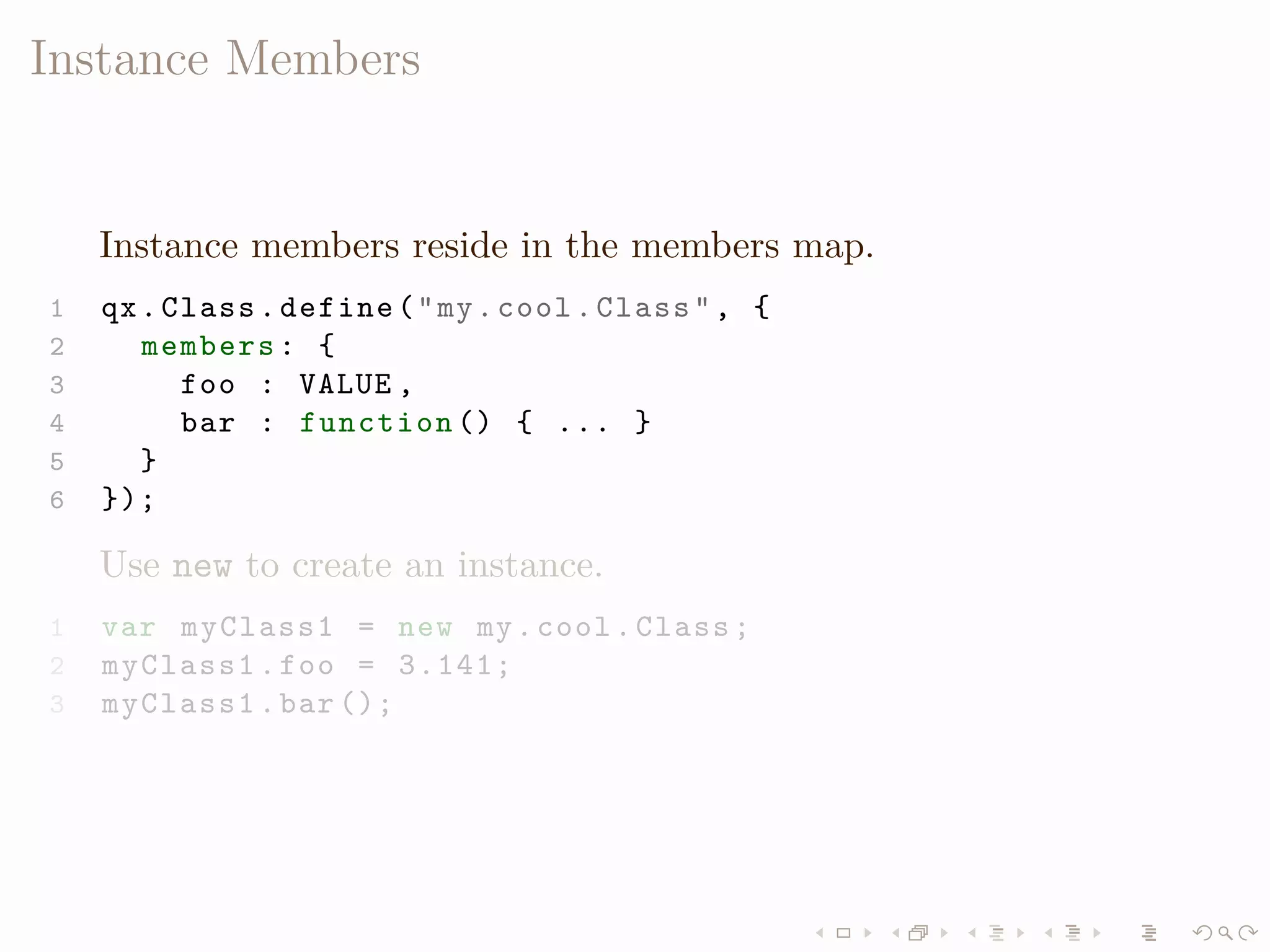 LISA QooxdooTutorial Slides