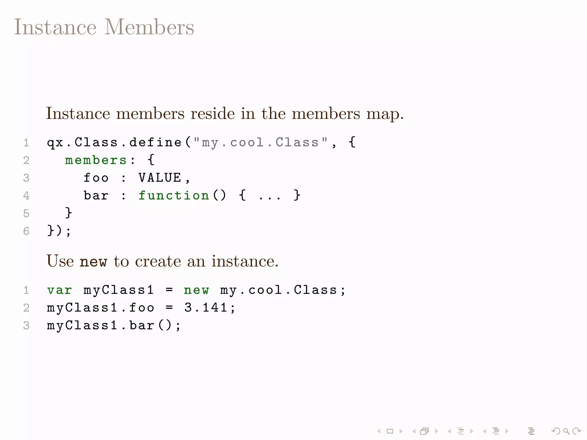 LISA QooxdooTutorial Slides