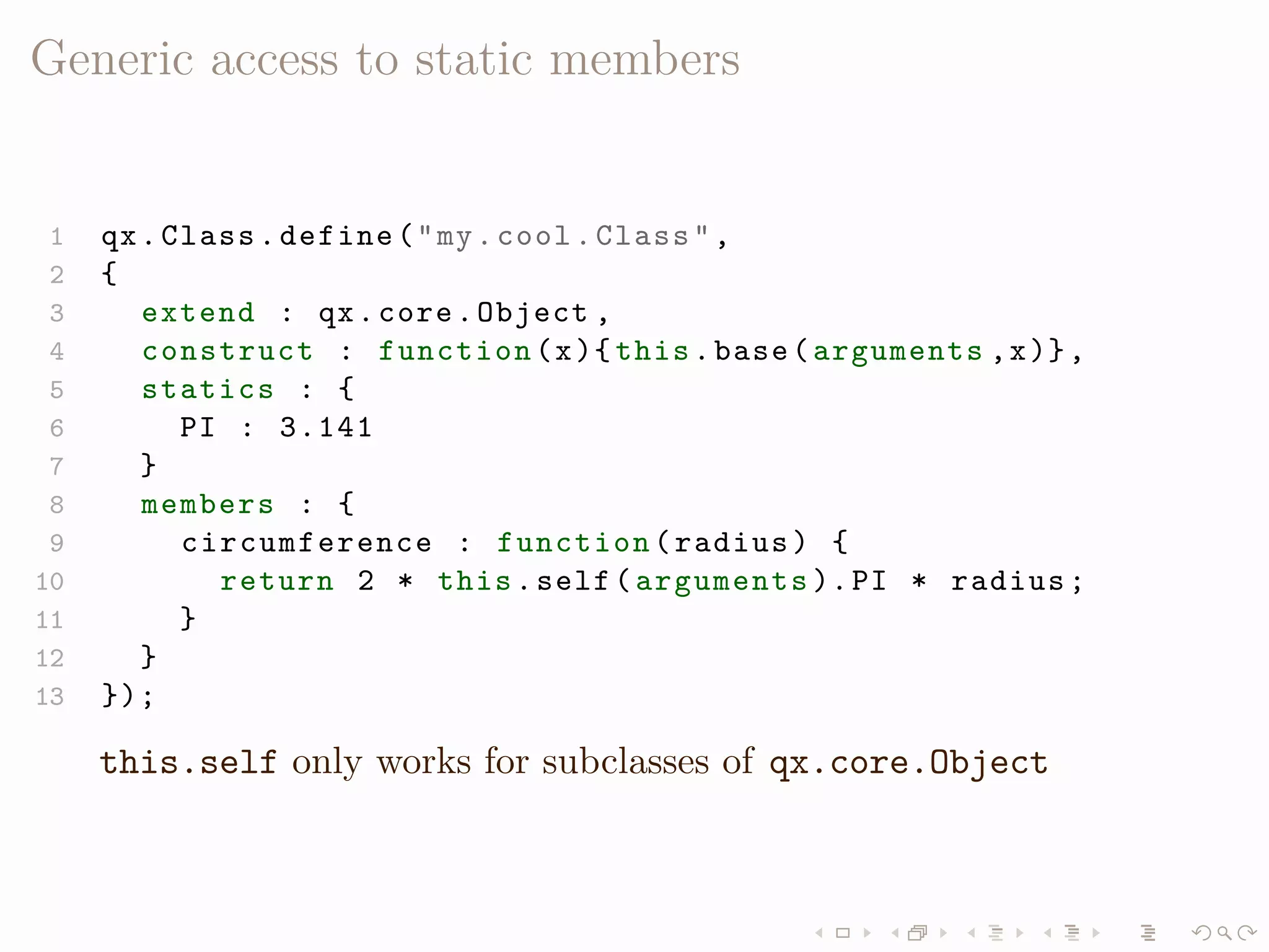 LISA QooxdooTutorial Slides