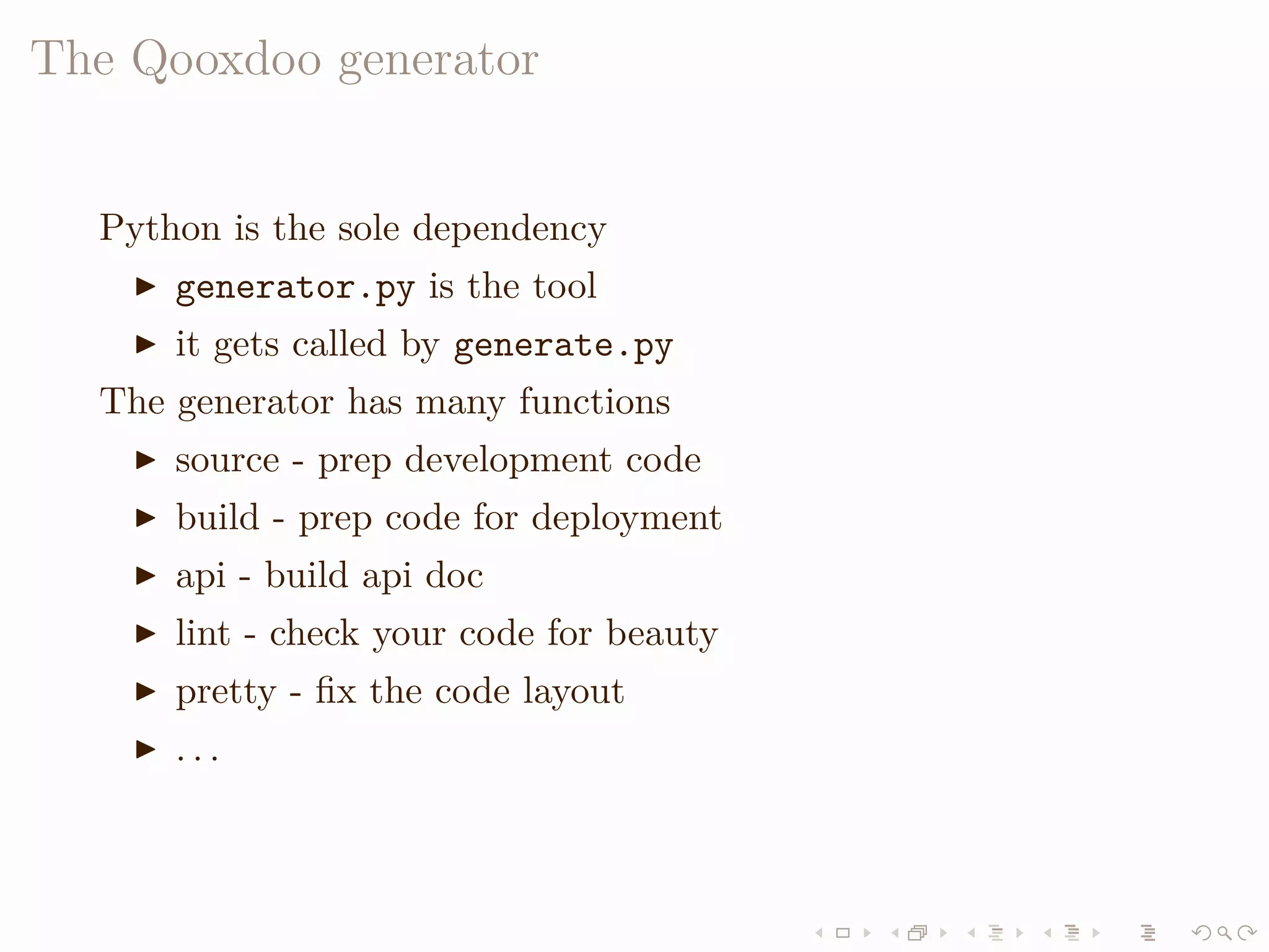 LISA QooxdooTutorial Slides