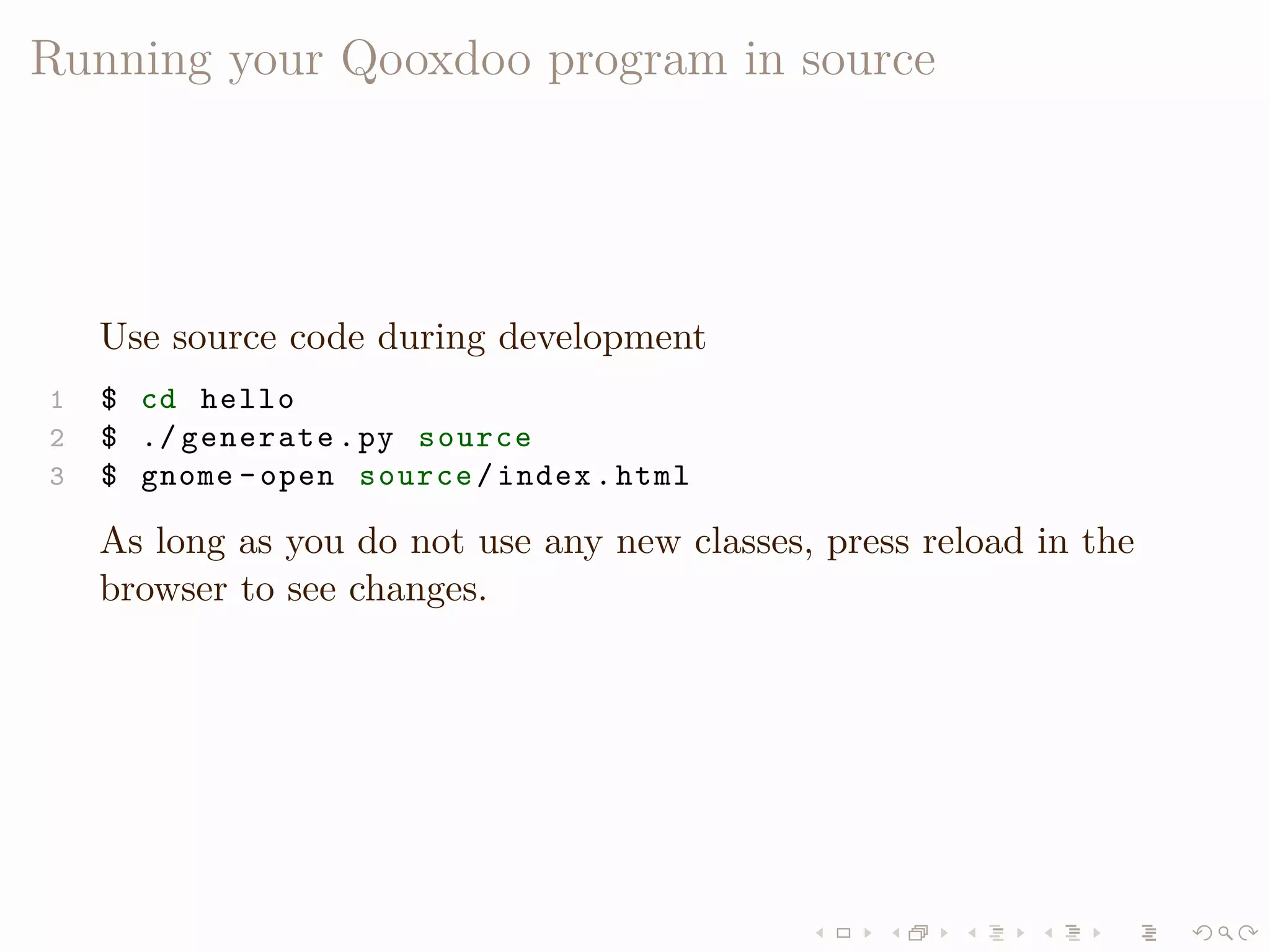LISA QooxdooTutorial Slides