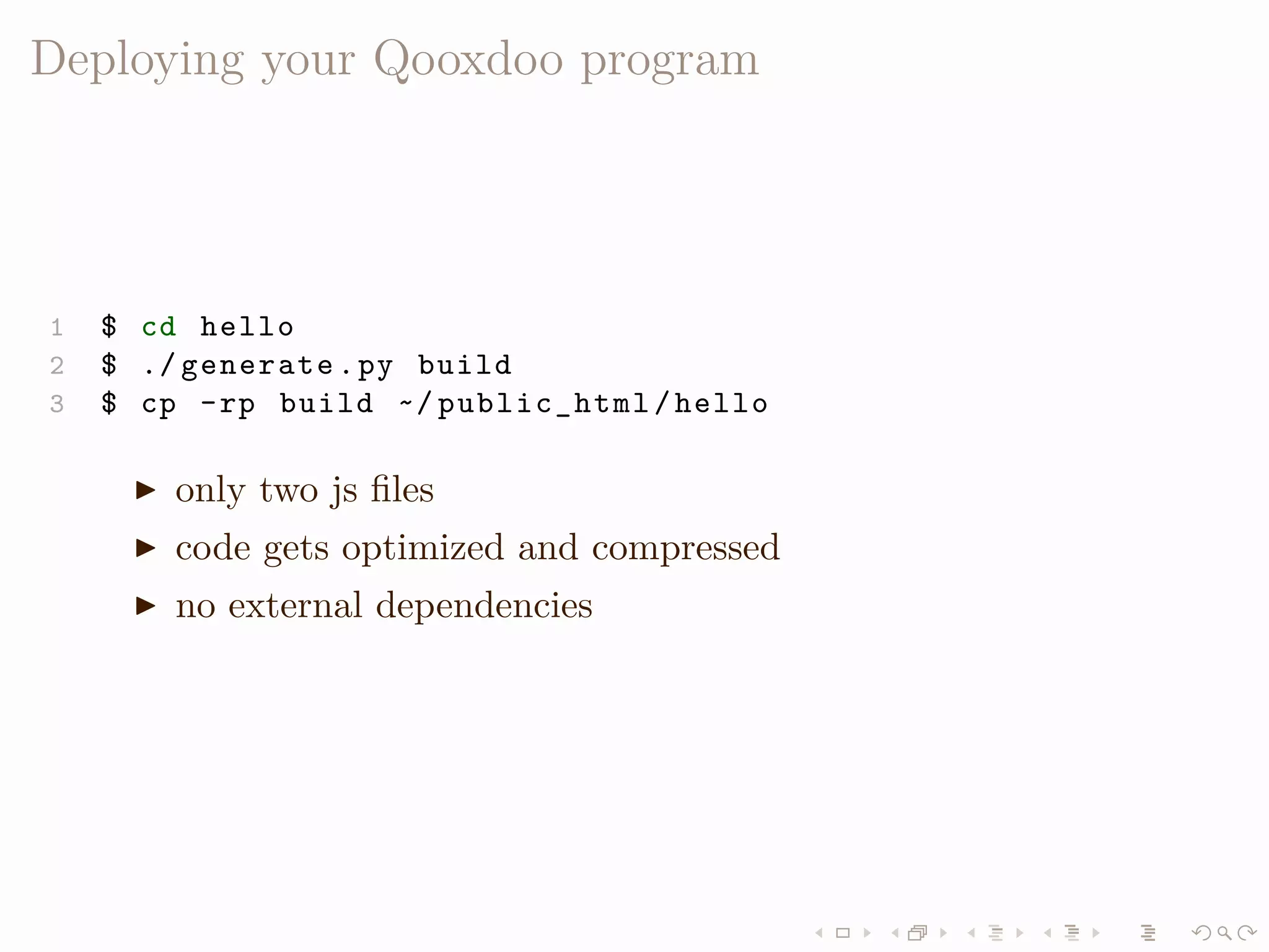LISA QooxdooTutorial Slides