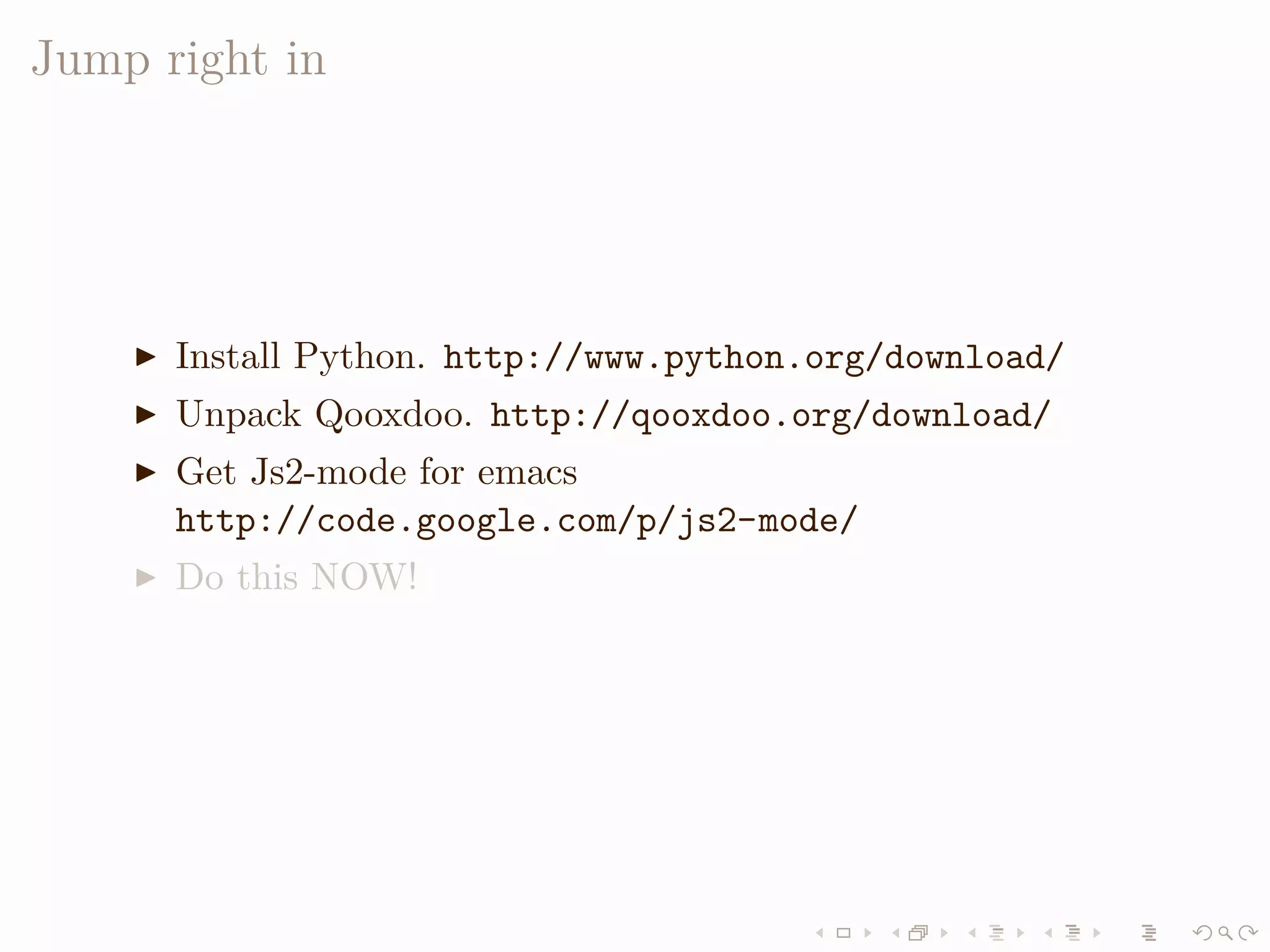 LISA QooxdooTutorial Slides