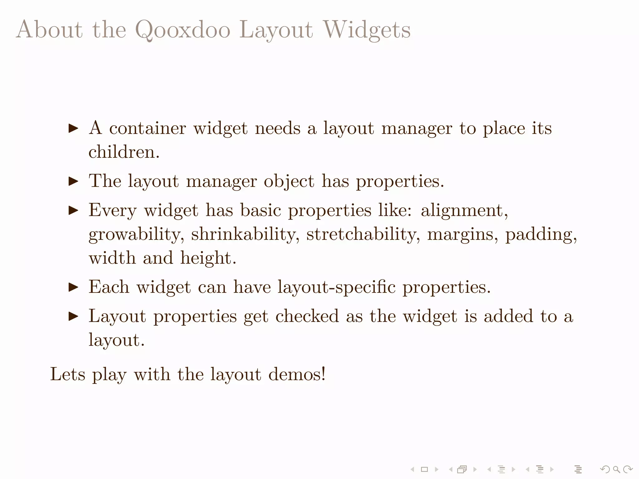 LISA QooxdooTutorial Slides
