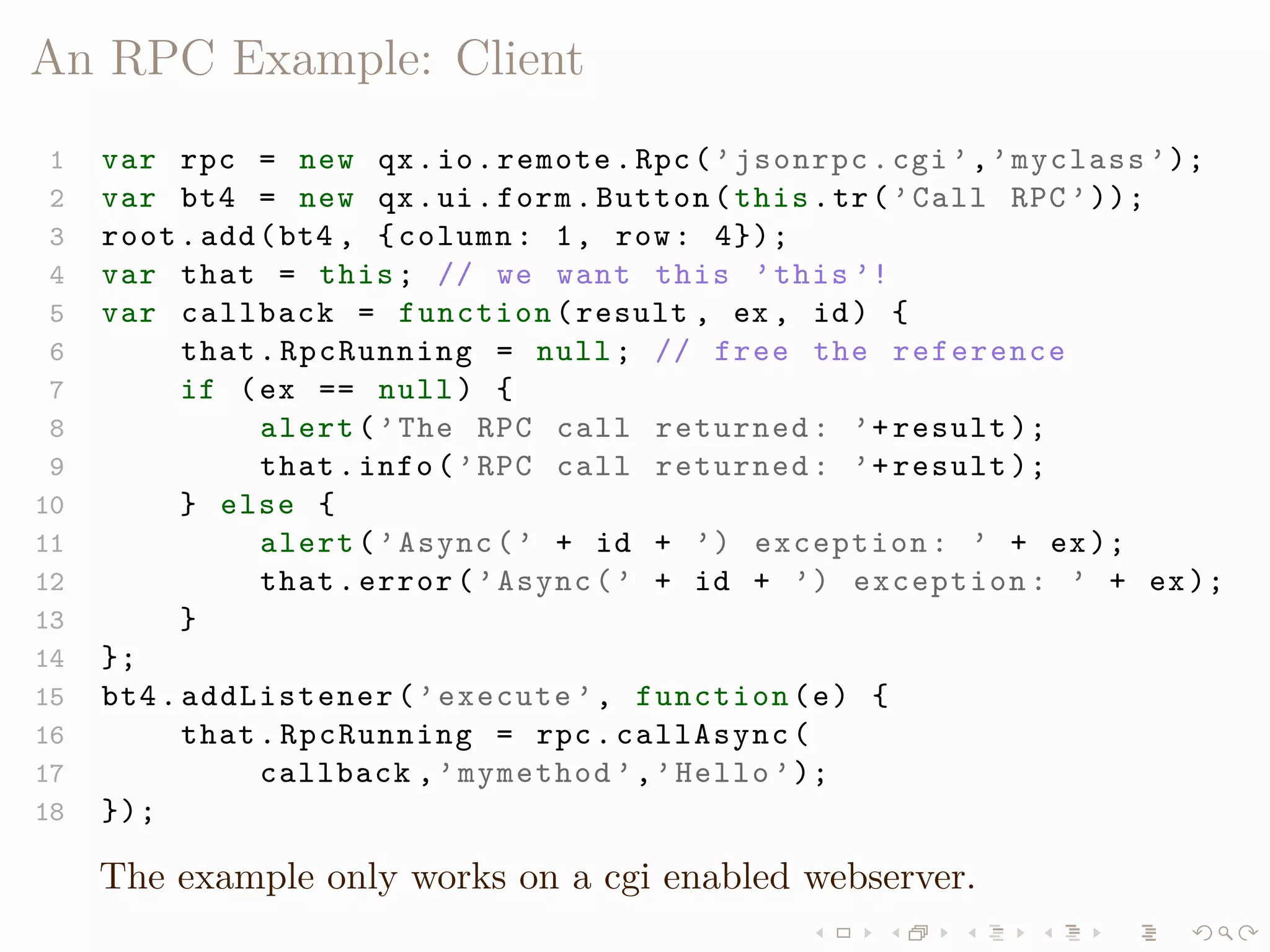 LISA QooxdooTutorial Slides