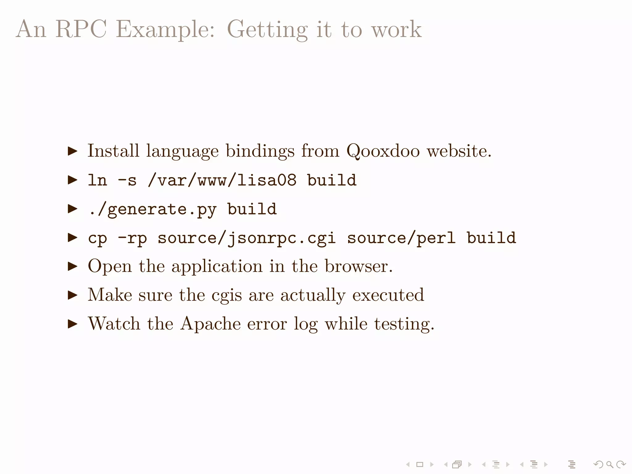 LISA QooxdooTutorial Slides