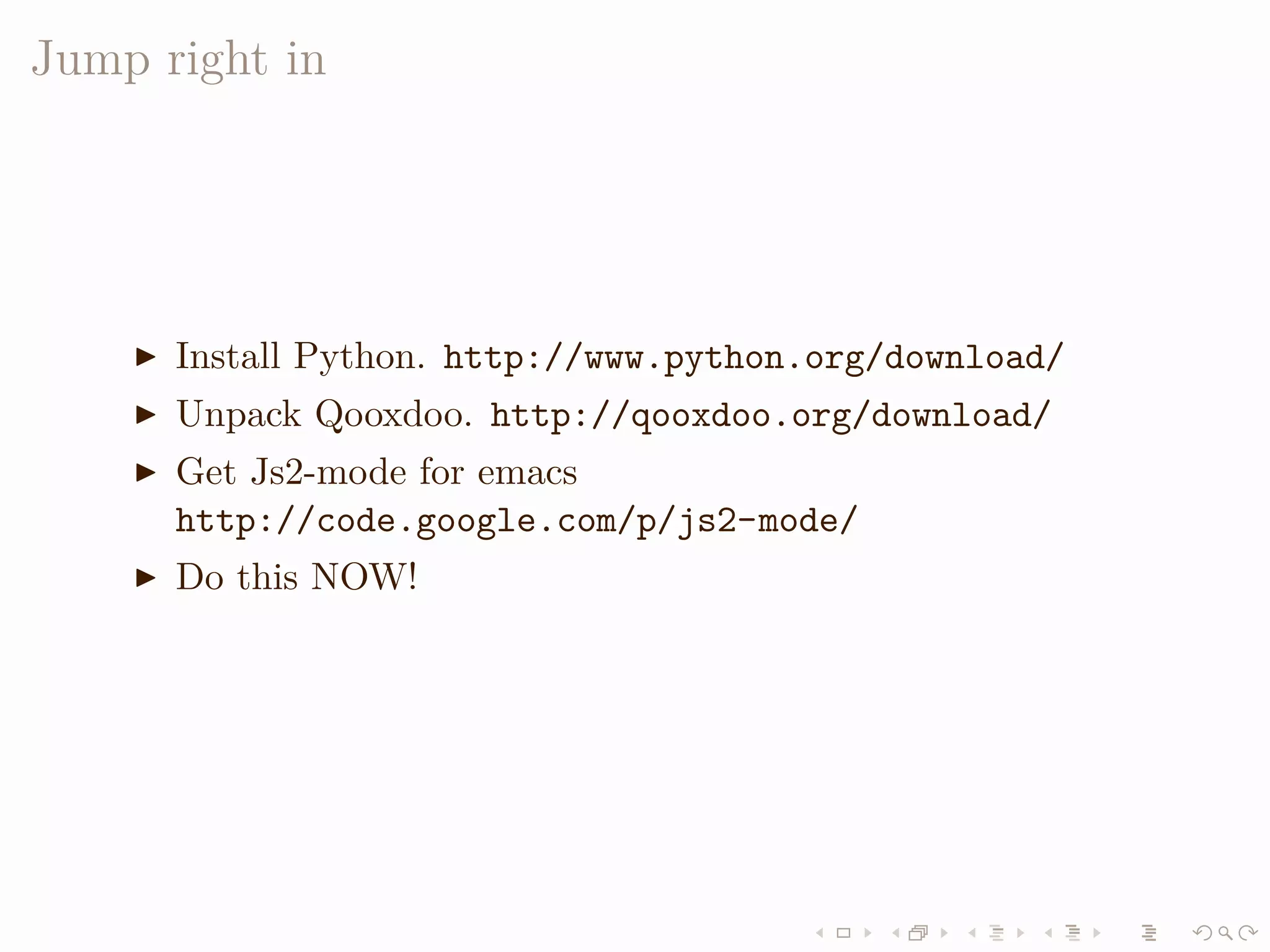 LISA QooxdooTutorial Slides