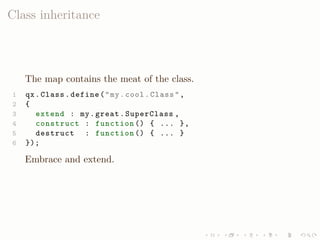 LISA QooxdooTutorial Slides