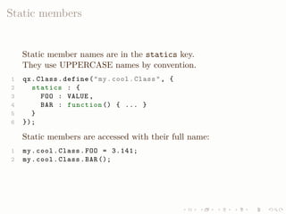 LISA QooxdooTutorial Slides